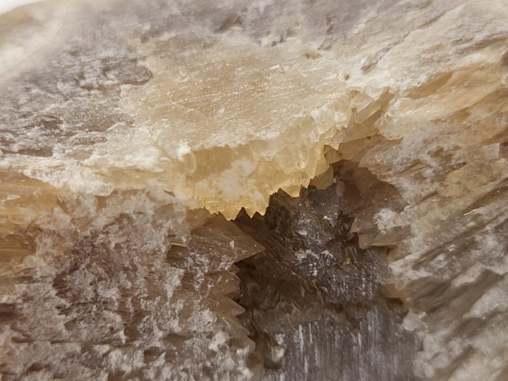 Detailansicht der Kristallstrukturen