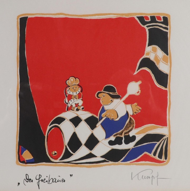 Gottfried Kumpf - Der Heibauer (Grafik)