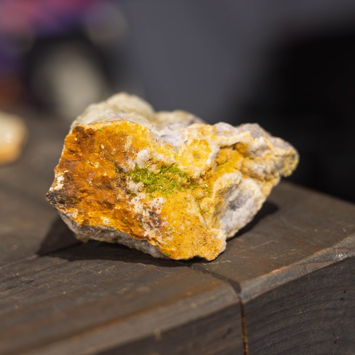 Pyromorphite on Limonite Matrix